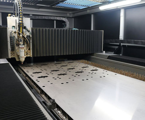Metal 400mm CNC Laser Cutting Parts Cold Rolled Flame 1MM Steel Plate Cutting