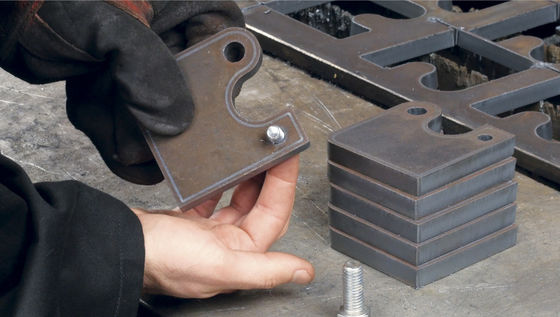 CNC Flame Cutting Service Laser Cutting Parts Carbon Steel Plates