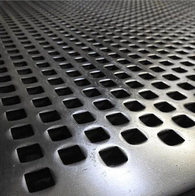 SS304 316L Punching Metal Parts Perforated Steel Sheet Metal Mesh Sheet
